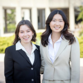 With Anna Dellit (left) and Kaylyn Ahn, there are now 22 Northwestern students who have earned a Truman Scholarship. They join a community of more than 3,500 Truman Scholars named since the first awards in 1977. Photo by Shane Collins